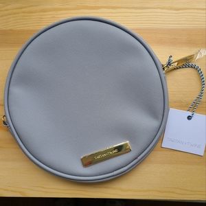 🎉2xHP🎉 🧿 NWT Tartan + Twine Round Gray Clutch Purse